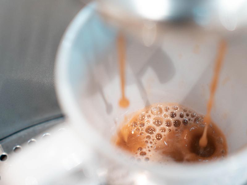 Kaffee aus unserer Kaffeemaschine